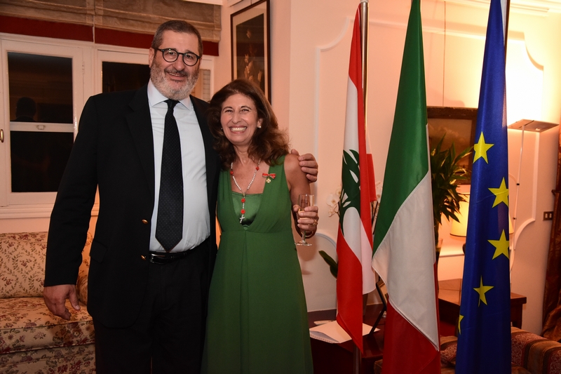 Order of the Star of Italy to Mrs. Marie Semaan